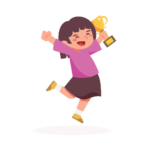 Business Stars Celebrating